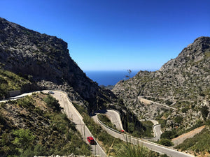 Cykel Sa Calobra, inkl buss t Coma Café - Mallorca