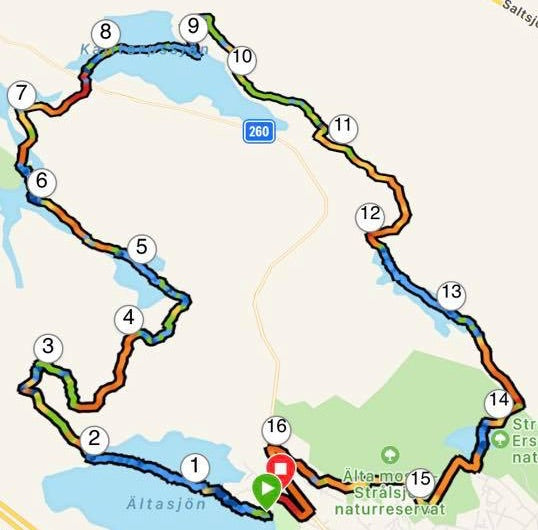 Idag Älta Swimrun, på lördag ny simsafari