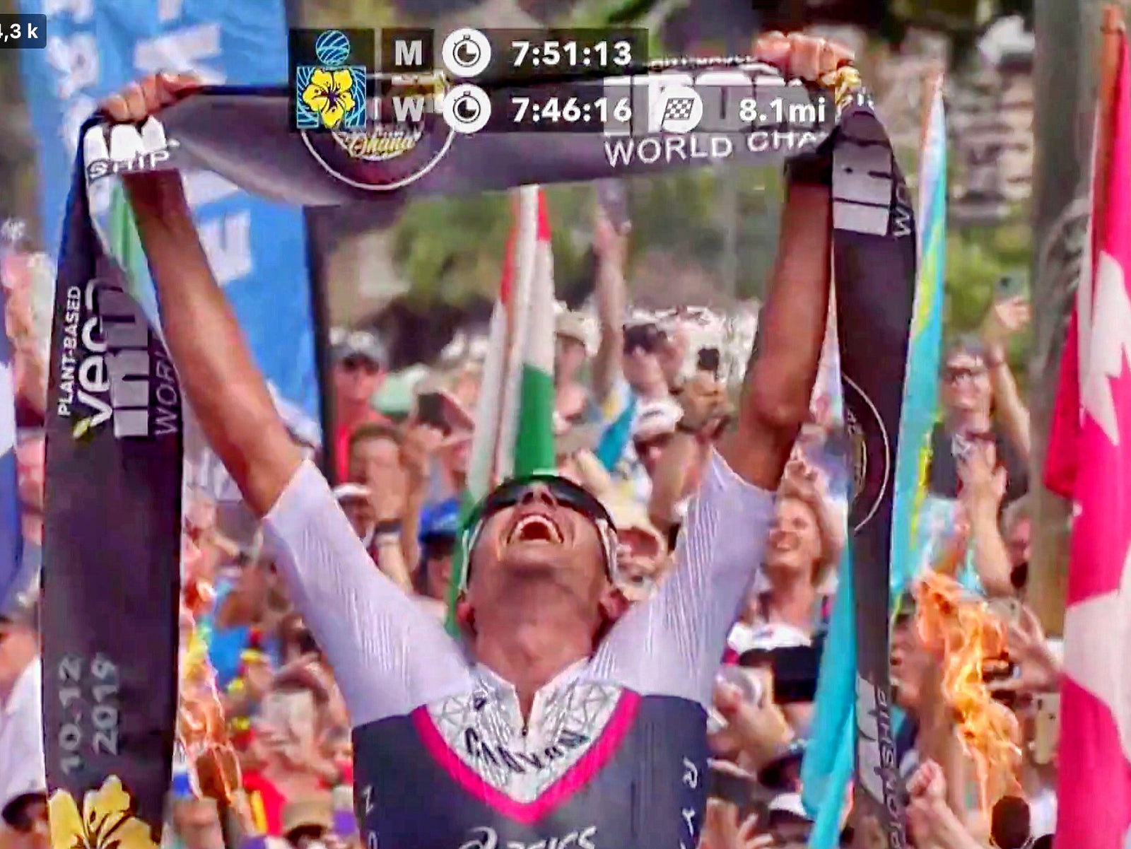 Patrik bröt Kona, Frodeno slog rekord