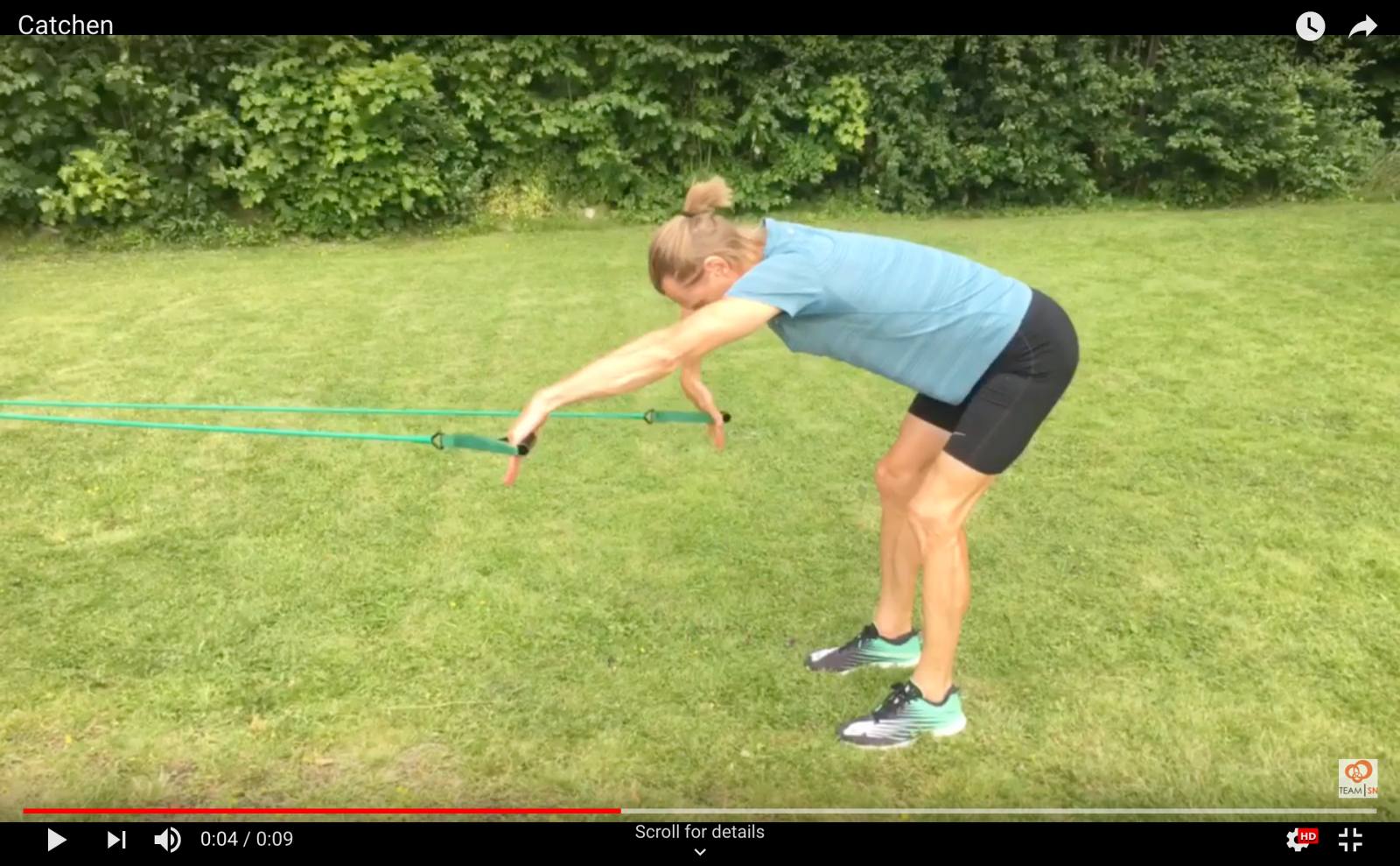 När du greppar catchen kommer du simma fort!